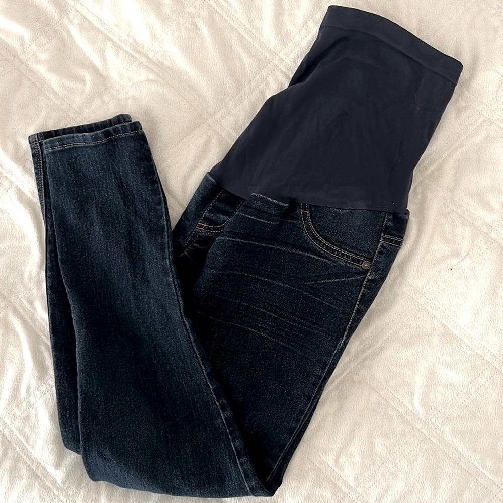 Indigo Blue Maternity Skinny Jeans